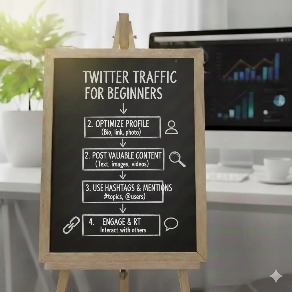 twitter traffic strategy for beginners