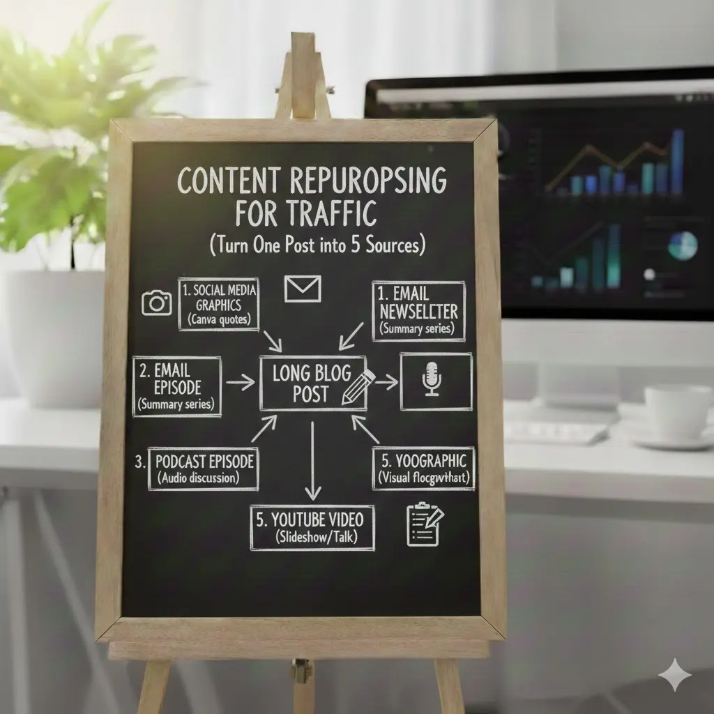 content repurposing for traffic