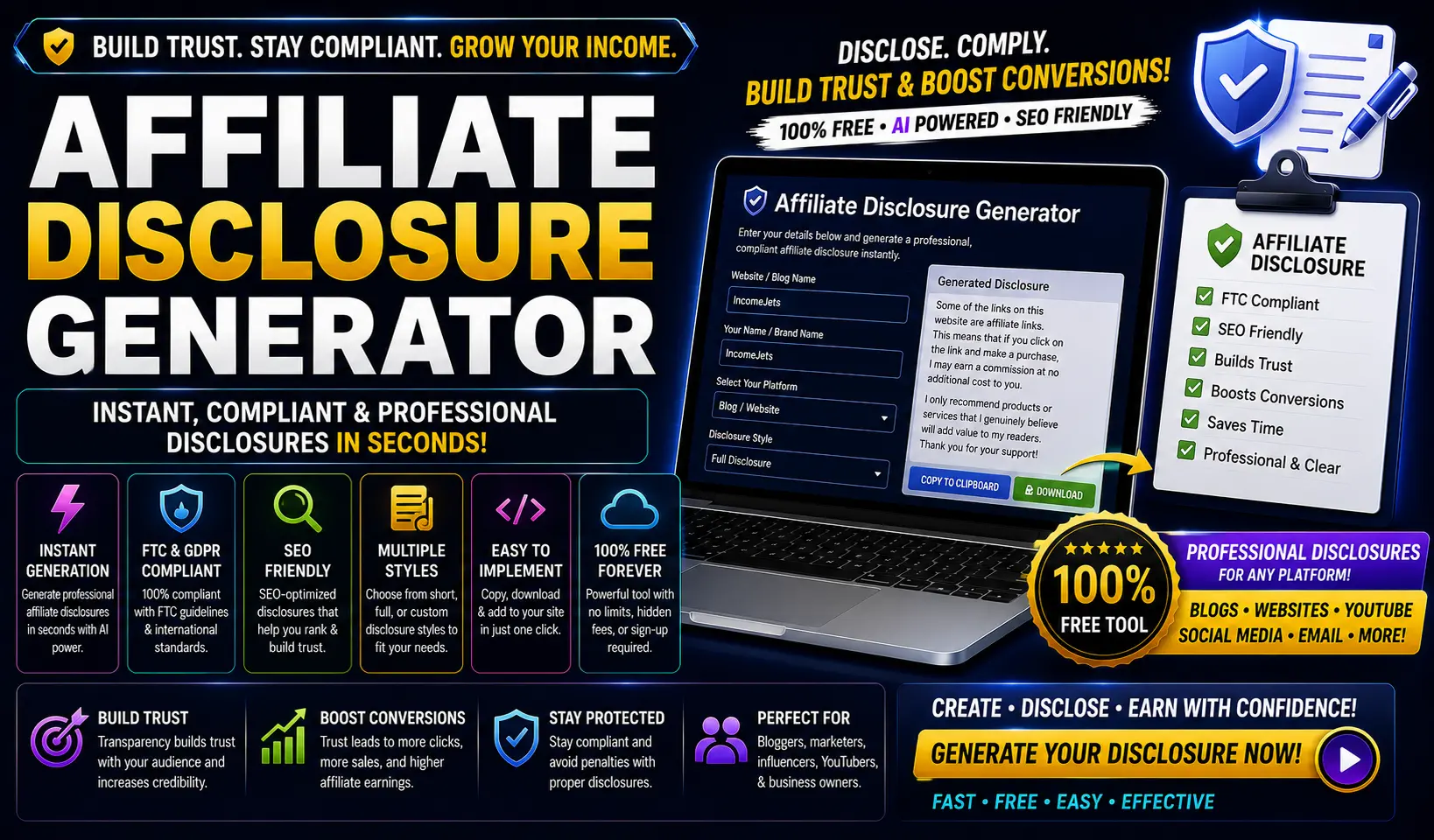 Affiliate Disclosure Generator