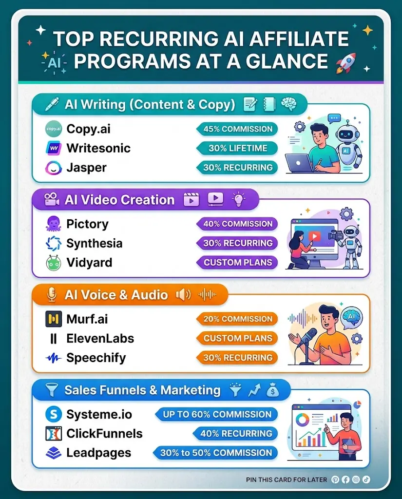 AI Affiliate Programs Comparison and Overview