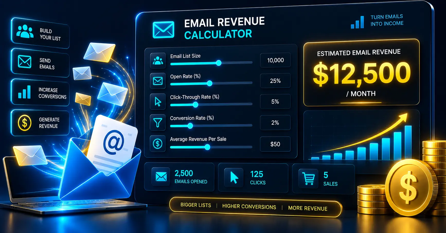 Email Revenue Calculator