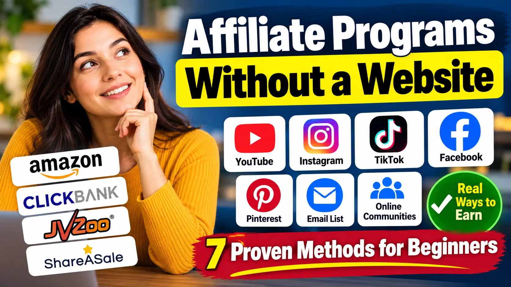 10 Affiliate Programs That Don't Require a Website (2026)